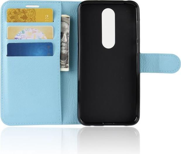 Actual product image MU Classic Litchi Leather Bookcover Series (Nokia 6.1 Plus)