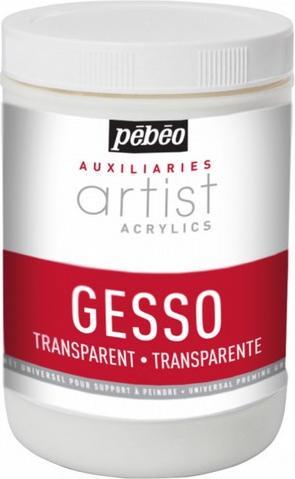 Produktbild Pebeo Artist Acrylics Transparent Gesso (Transparent Gesso, 1000 ml)