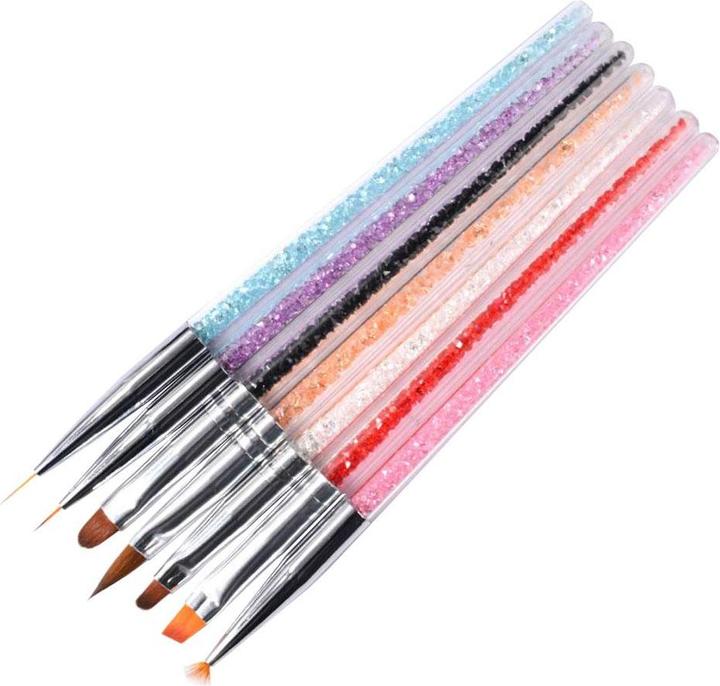 JTI 7x Nagelbürsten für die Maniküre