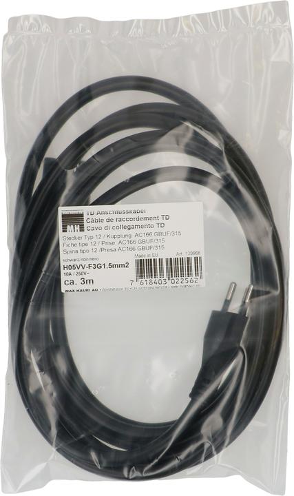 Image du produit Max Hauri Câble d'alimentation 3 m GST18/3-T12 (3 m)