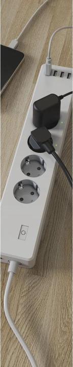 Immagine prodotto Hama Presa Smart WLAN a 4 vie, commutabile individualmente, protezione da sovraccarico, 4xUSB (4 x, USB, 1.70 m)