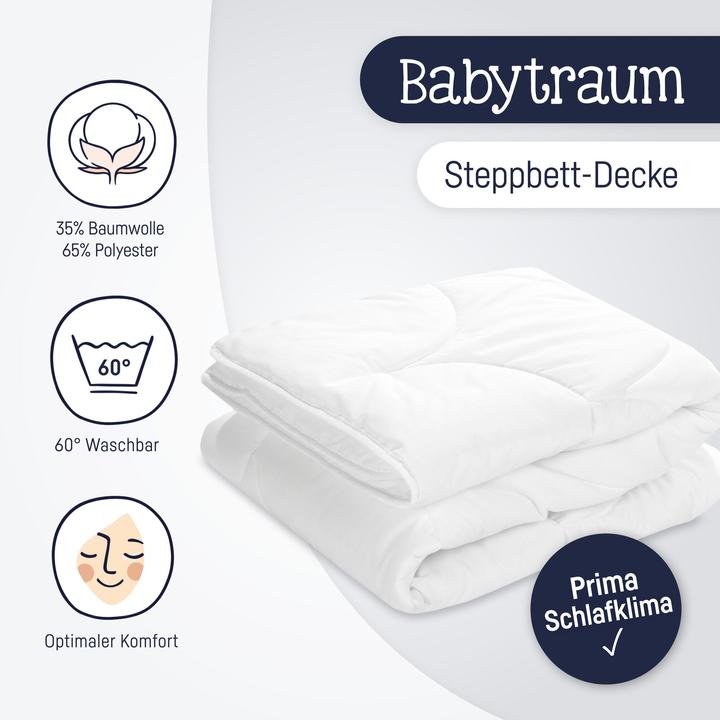 Actual product image Julius Zöllner Duvet quilt, baby dream (80x80 cm) (80 x 80 cm)