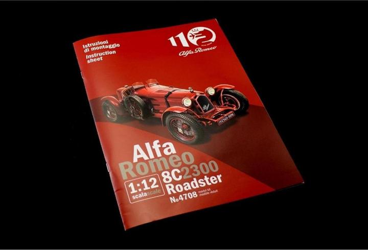 Produktbild Italeri 1:12 Alfa Romeo 8C/2300 1931 33