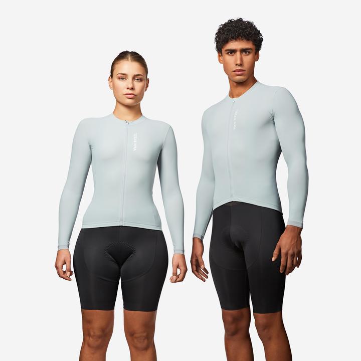 Van rysel Radtrikot Rennrad langarm Sommer RCR-R Unisex Grau (XXL)