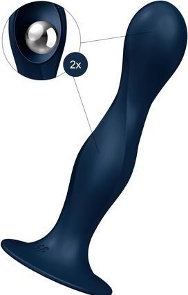 Actual product image Satisfyer Double Ball-R dark blue