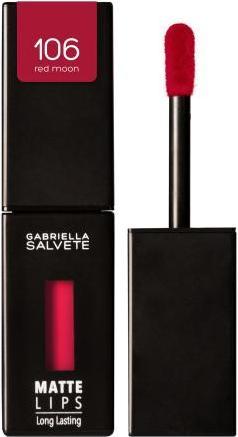 Actual product image Gabriella Salvete Matte Lips - Liquid Lipstick 4 ml 106 Red Moon (106 Red Moon)