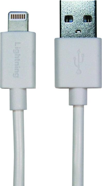 Actual product image Sinox SXI2503MFI, 3 m, Lightning, USB A, White, 1 pc(s), Blister (3 m, USB 3.0)