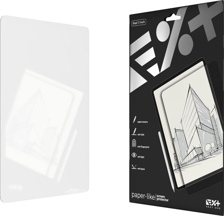 Produktbild Next One Paper Like Screen Protector iPad Pro 11" 2nd Gen clear (1 Stück, iPad Pro 11 2020 (2. Gen))