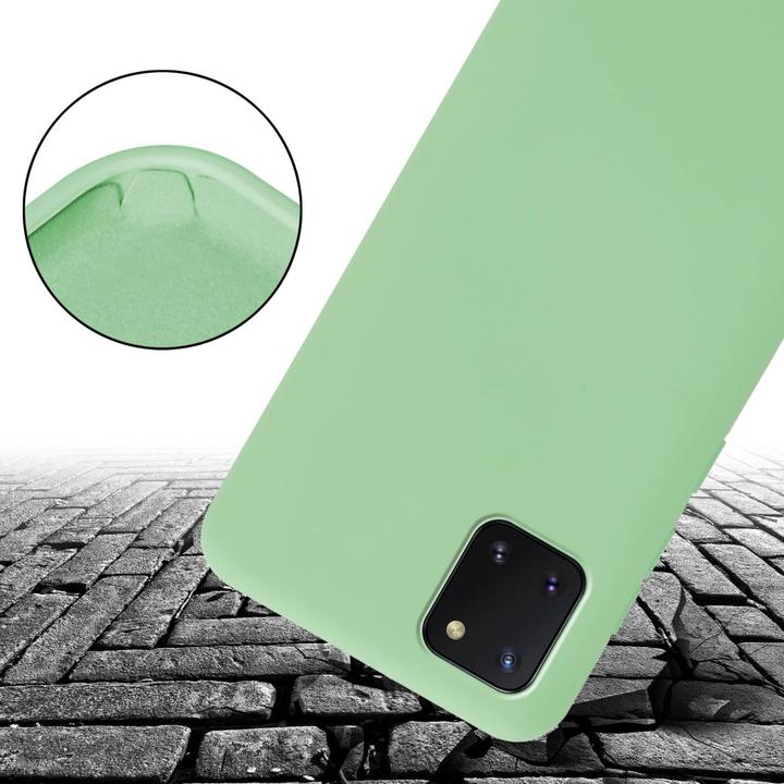 Actual product image Cadorabo Necklace Case Liquid TPU Handy Kette Liquid (Samsung Galaxy A81)