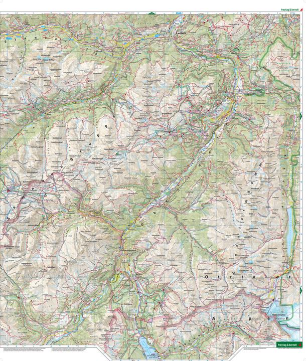Immagine prodotto Landeck - Reschenpass, carta escursionistica, ciclistica e del tempo libero 1:50.000, freytag &