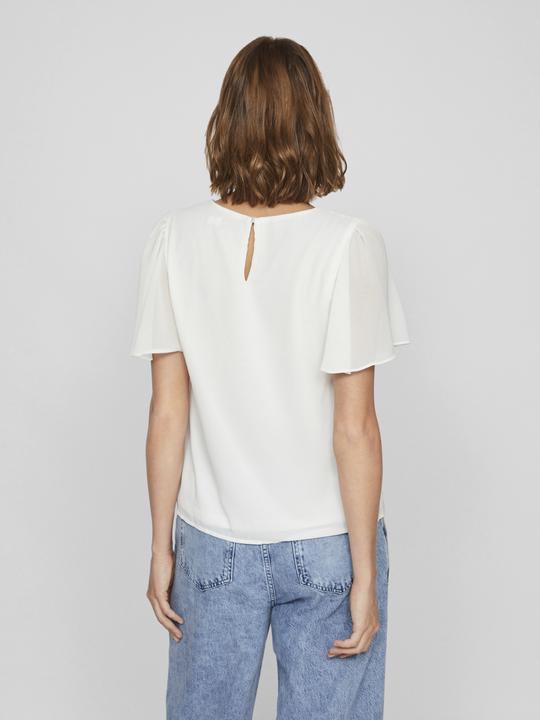 Actual product image Vila Round neck top with short sleeves (40)