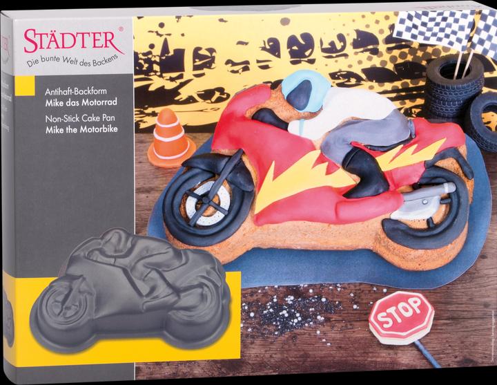 Produktbild Städter Motivbackform - Motorrad