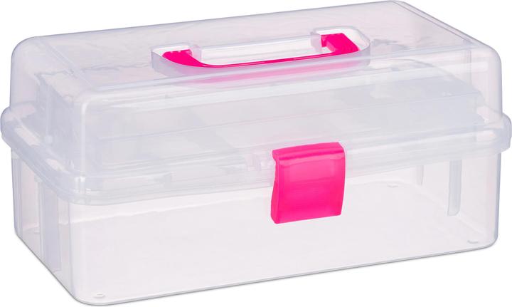 Actual product image Relaxdays Transparent Storage Box (33 x 19.5 x 14 cm)