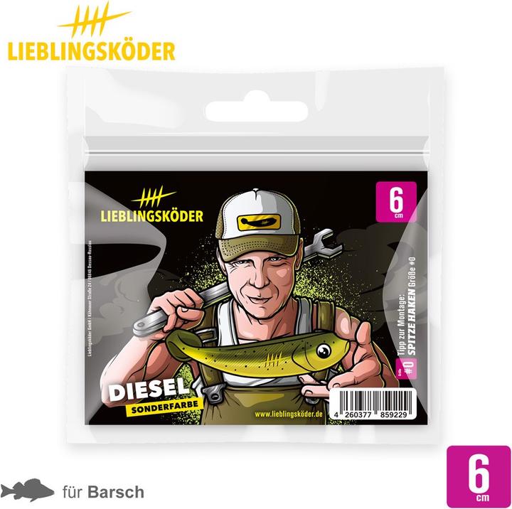 Produktbild Lieblingsköder Sonderfarben 2020 Bandit, Bobby, Magic, Diesel (15 cm)