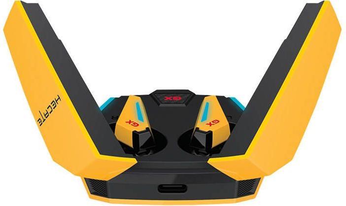 Actual product image Edifier TWS HECATE GX07 earphones (yellow) (ANC, 15 h, Wireless)