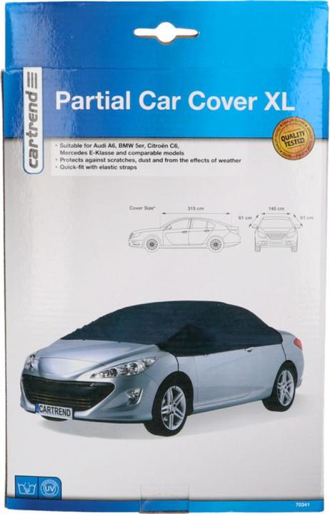 Immagine prodotto Cartrend Telo copriauto parziale L x A 315 145 61 cm Adatto per
