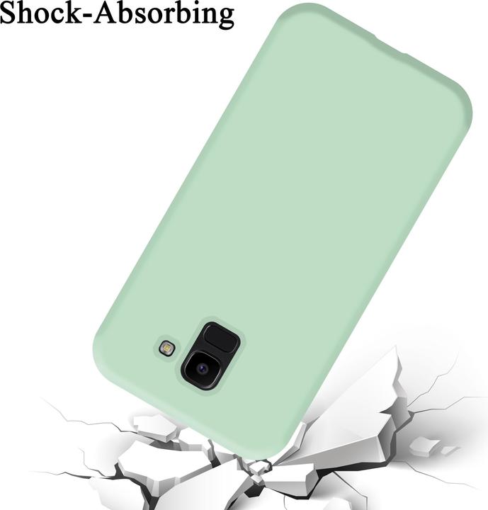 Actual product image Cadorabo TPU Liquid Silicone Case Cover (Samsung Galaxy J6 (2018))