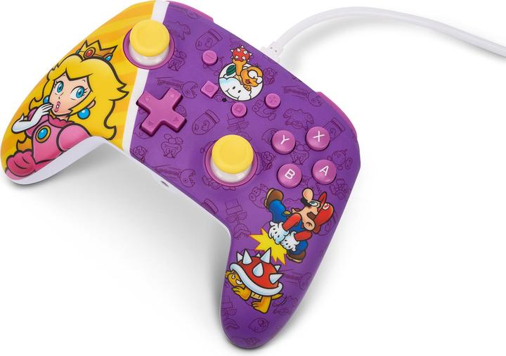Produktbild PowerA Enhanced Wired Controller - Princess Peach Battle (Switch, Switch OLED)