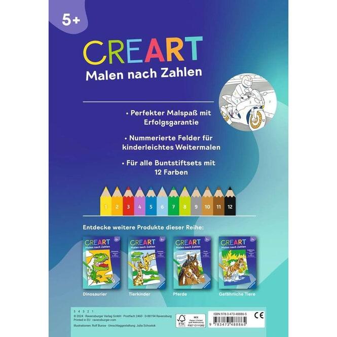 Produktbild Ravensburger CreArt Malen nach Zahlen ab 5: Fahrzeuge