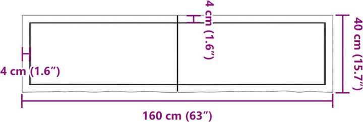 Produktbild VidaXL Emerald (160 x 40 x 6 cm)