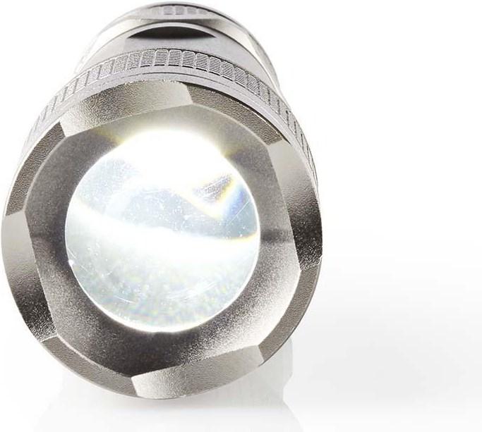 Immagine prodotto Nedis Torcia LED, Premium, 330lm - argento (3.40 cm, 330 lm)