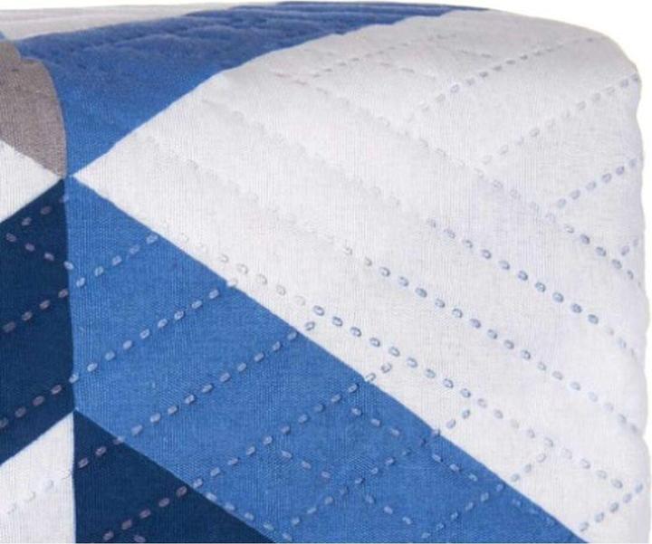 Image du produit Gift Wendbare Tagesdecke 240 x 260 cm Blau Weiss (6 Stück) (240 x 260 cm)