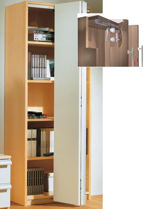 Actual product image Hettich Folding sliding door hardware Wing 77, Forslide