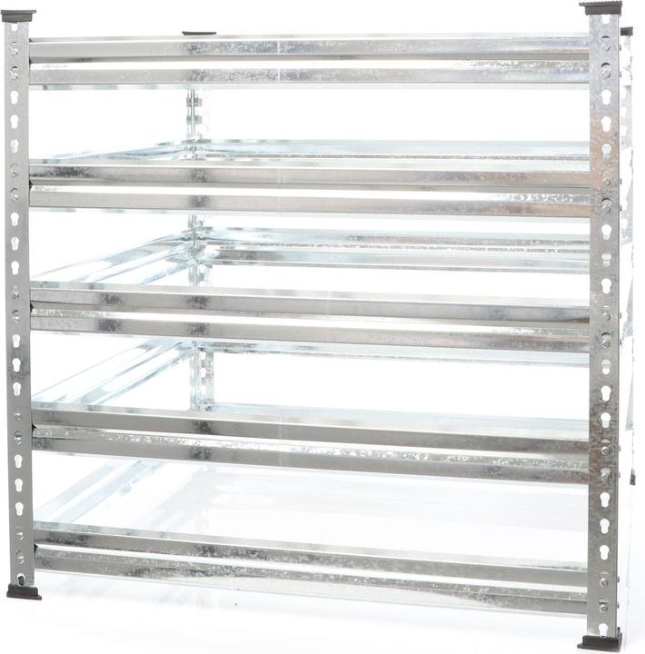 Produktbild Wiltec Gartenkomposter 90x90x90cm Metall Komposter Kompostbehälter Biokomposter (720 l)
