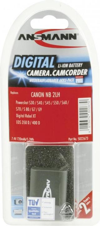 Produktbild Ansmann Canon NB-2LH Akku (Akku)