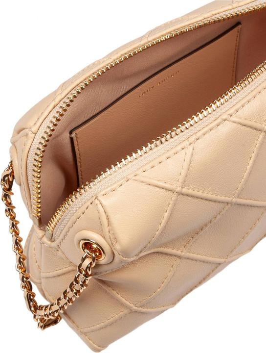 Produktbild Tory Burch borsa crossbody fleming small in pelle trapuntata colore vaniglia