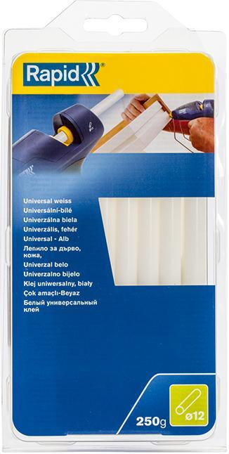 Image du produit Rapid Bâtons de colle blancs universels Ø12x190mm 14 pièces