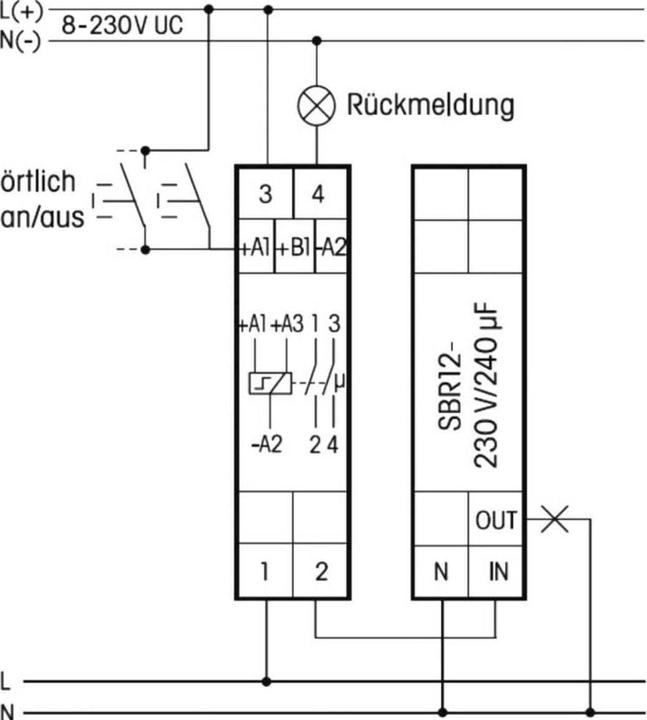 Image du produit Eltako Relais limiteur de courant capacitif microfarad. Aucun contact