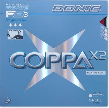 Immagine prodotto Donic Gomma Coppa X2 (Platinum Soft) (2 mm)