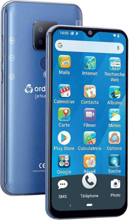 Ordissimo Le Numéro 2 (64 Go, Bleu, 6.30", Double SIM, 20 Mpx, 4G)