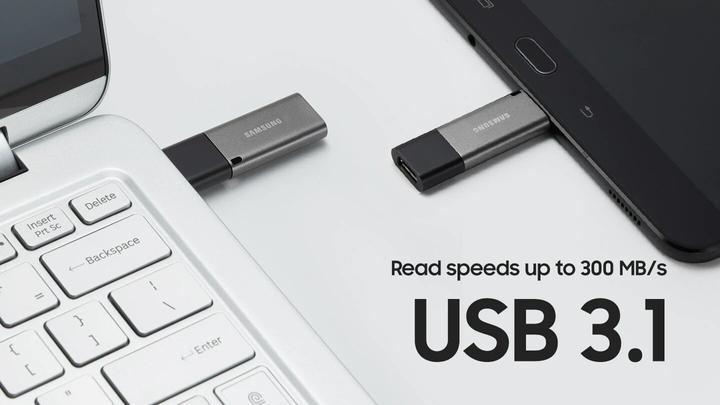 Image du produit Samsung Duo Plus (256 Go, USB-C, USB-A, USB 3.1)