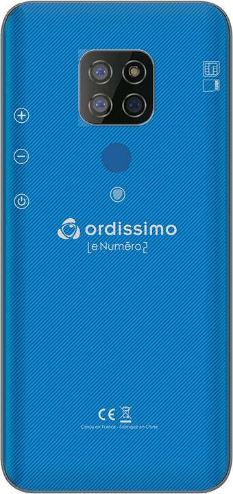 Immagine prodotto Ordissimo Le Numéro 2 (64 GB, Azzurro, 6.30", Doppia SIM, 20 Mpx, 4G)