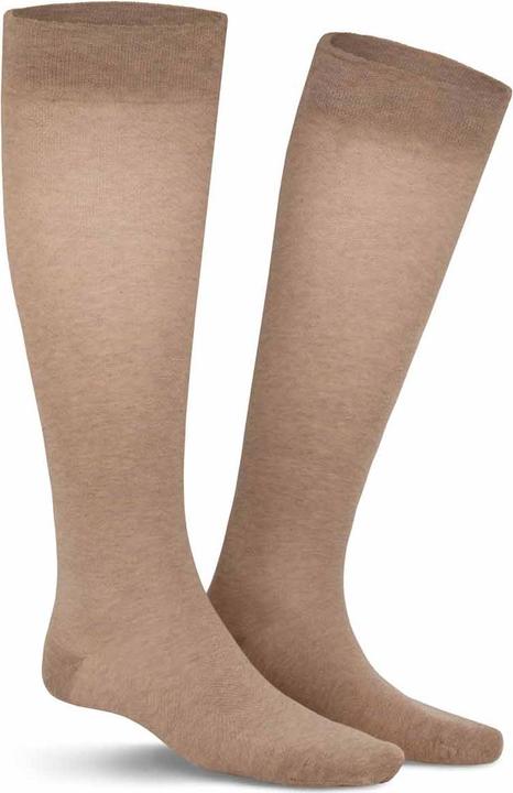 Actual product image Kunert Fly & Care men's support knee socks, colour 832 beige mel., size 47-48 (Single pack, 47 - 48)