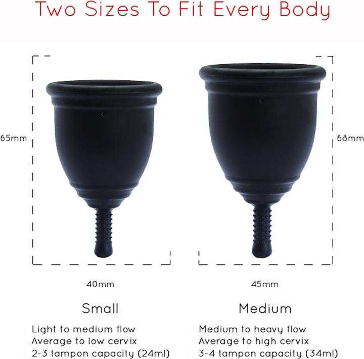 Actual product image Ruby Cup Menstrual Cup Small (Mini)
