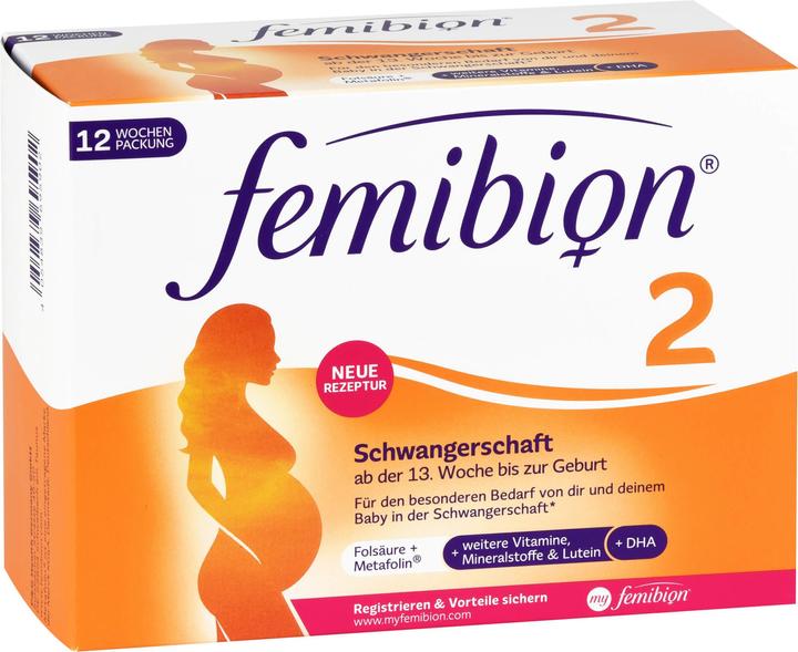 Produktbild Femibion Schwangerschaft Tabletten und Kapseln (84 Stück, Tabletten)