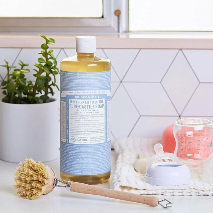Actual product image Dr. Bronner's Neutral Liquid Soap 240ml (Liquid soap, 240 ml)