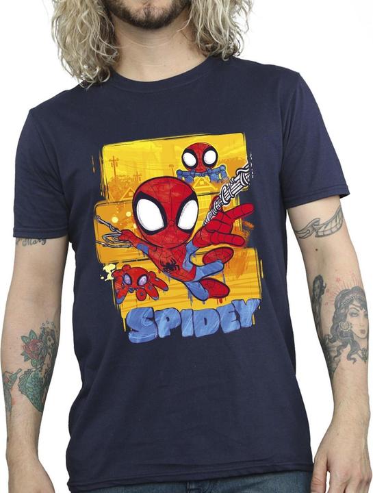 Immagine prodotto Spidey And His Amazing Friends Flying Maglietta Uomo (S)
