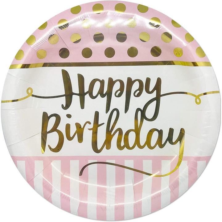 Produktbild Creative Party Teller louise's party Papier Happy Birthday