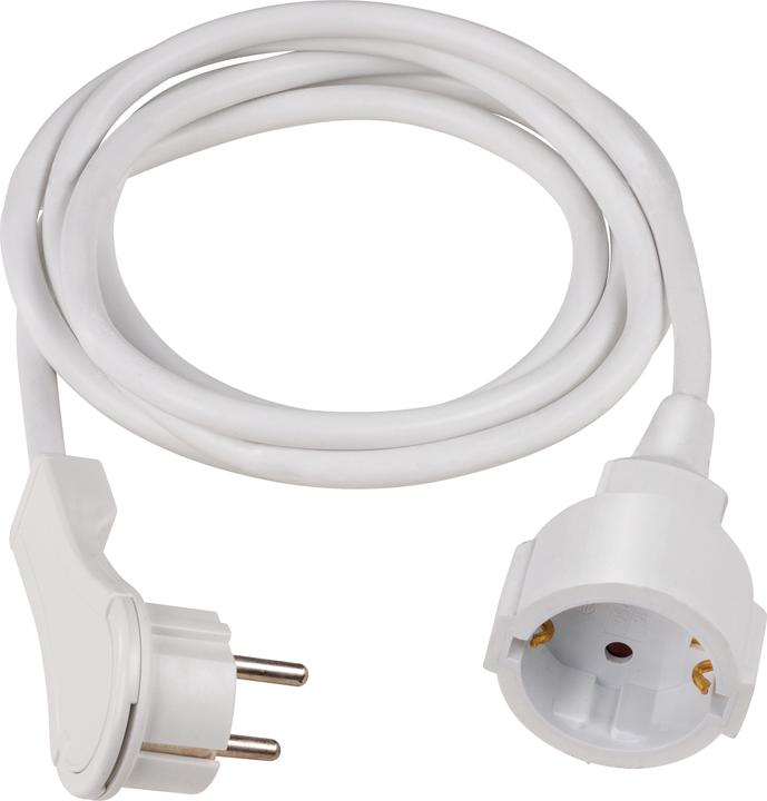 Produktbild As - Schwabe Verlängerung Flachstecker (2 m, CEE 7/3)