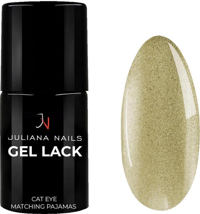 Actual product image Juliana Nails Gel Lack Cat Eye Matching Pajamas (Cat Eye Matching Pajamas, UV gel varnish)