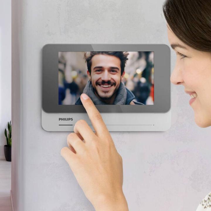 Produktbild Philips WelcomeHive Pro 2 Video-Türsprechanlage WLAN Monitor, Inneneinheit (WLAN)