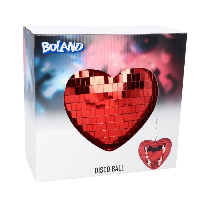 Image du produit Boland Boule Disco: Coeur - 19cm