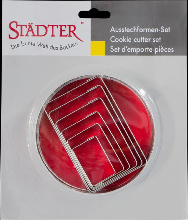 Actual product image Städter Rectangle cookie cutter set