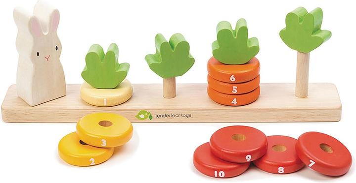 Tender Leaf Toys Zahlenspiel Karotte (Deutsch, Englisch, Französisch, Italienisch)