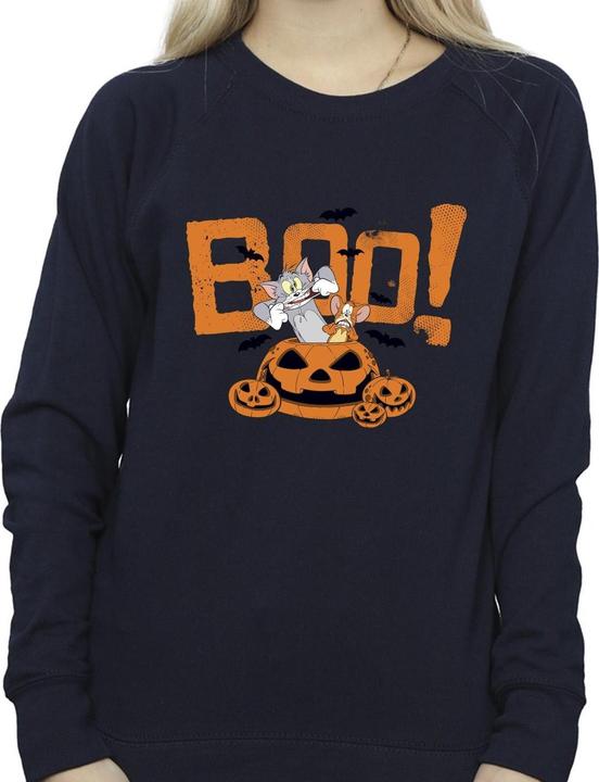 Actual product image Tom & Jerry Womens/Ladies Halloween Boo! Sweatshirt (S)
