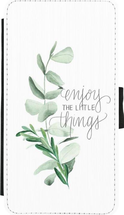 Image du produit PhoneLook Coque Wallet noir Enjoy the little things (Apple iPhone XS, Apple iPhone X)